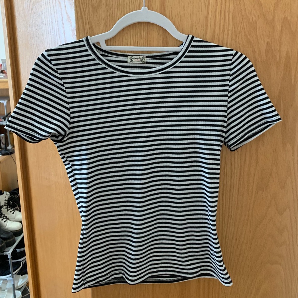 Free people striped tee